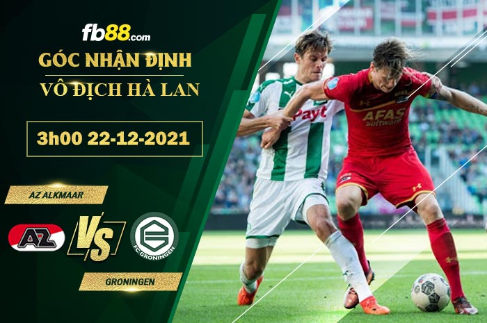 Fb88 soi kèo trận đấu AZ Alkmaar vs Groningen