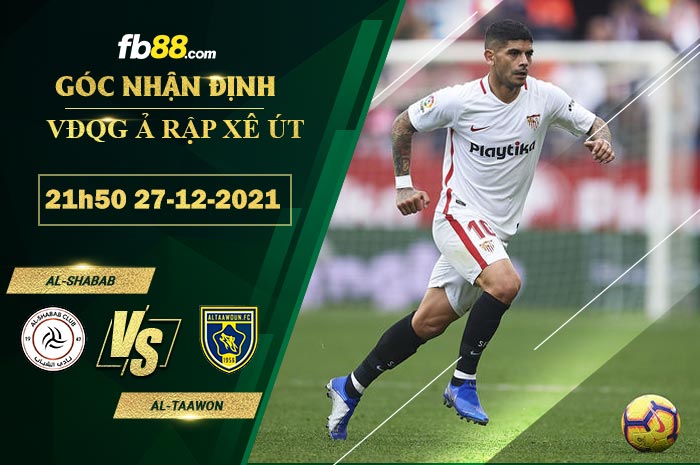 Fb88 soi kèo trận đấu Al-Shabab vs Al-Taawon