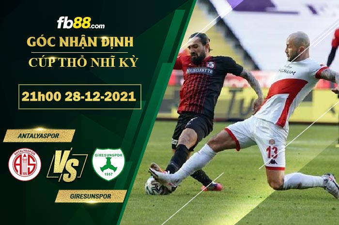 Fb88 soi kèo trận đấu Antalyaspor vs Giresunspor