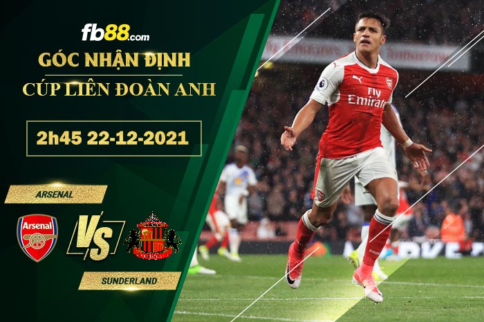 Fb88 soi kèo trận đấu Arsenal vs Sunderland