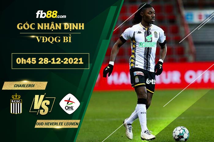 Fb88 soi kèo trận đấu Charleroi vs Oud Heverlee Leuven