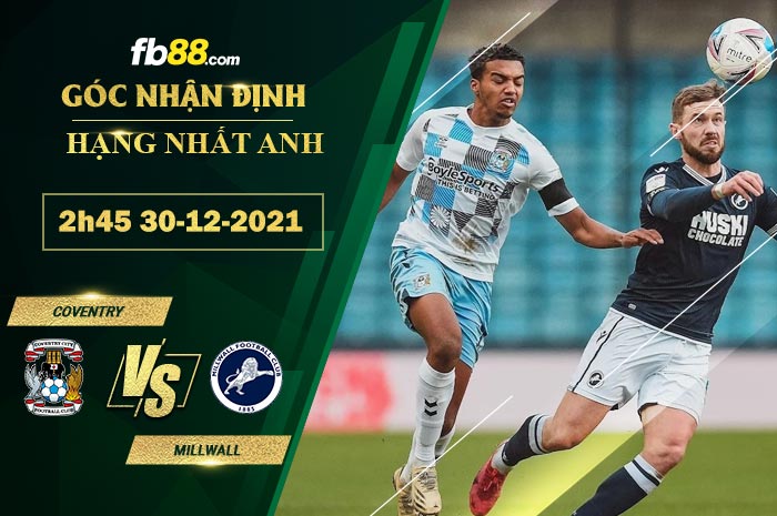 Fb88 soi kèo trận đấu Coventry vs Millwall