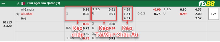 Fb88 bảng kèo trận đấu Al-Gharafa vs Al Duhail