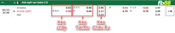 Fb88 tỷ lệ kèo trận đấu Al-Gharafa vs Al Duhail