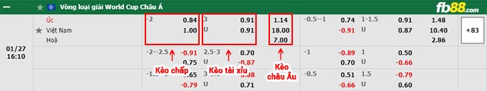 fb88-bảng kèo trận đấu Australia vs Viet Nam