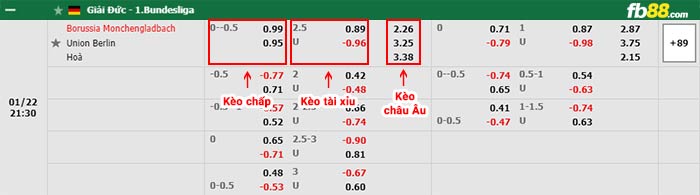 fb88-bảng kèo trận đấu Monchengladbach vs Union Berlin