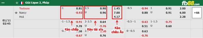 fb88-bảng kèo trận đấu Toulouse vs Nancy