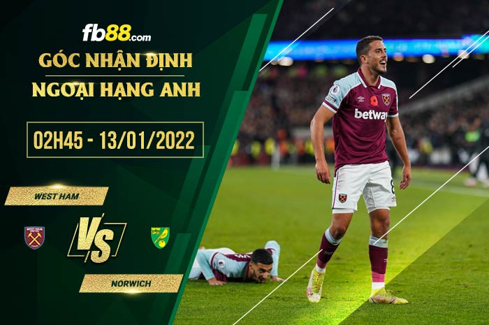 fb88-soi kèo West Ham vs Norwich