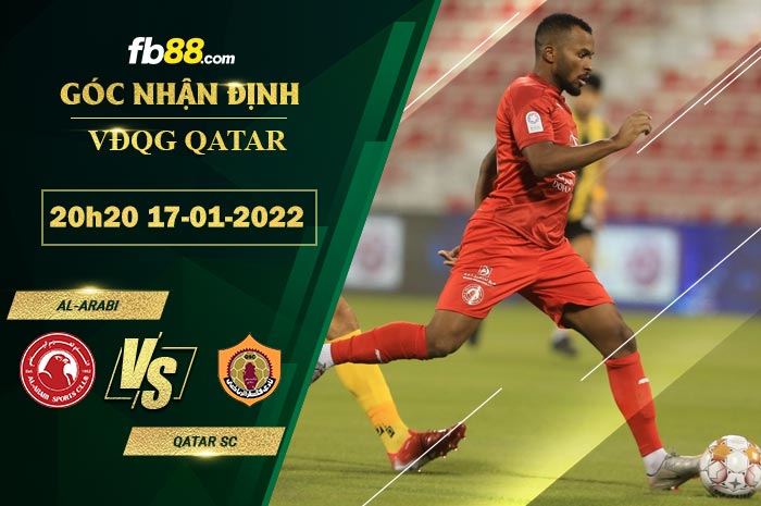 Fb88 soi kèo trận đấu Al-Arabi vs Qatar SC