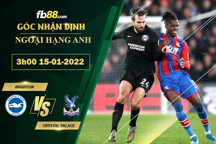 Fb88 soi kèo trận đấu Brighton vs Crystal Palace