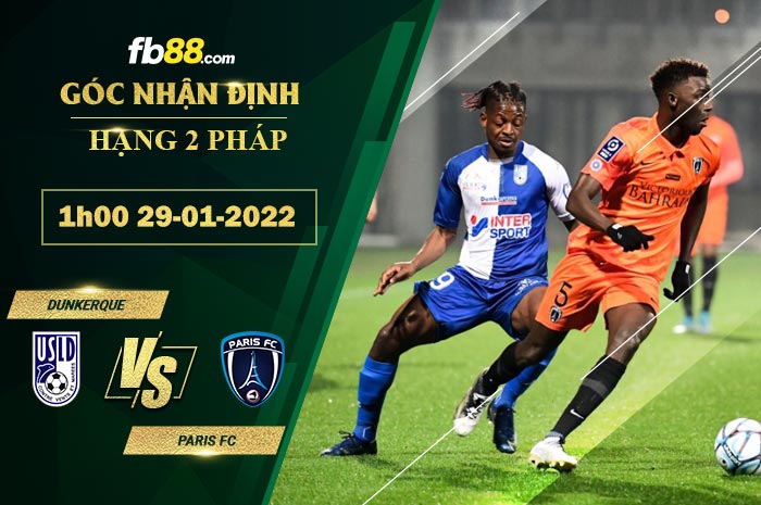 Fb88 soi kèo trận đấu Dunkerque vs Paris FC