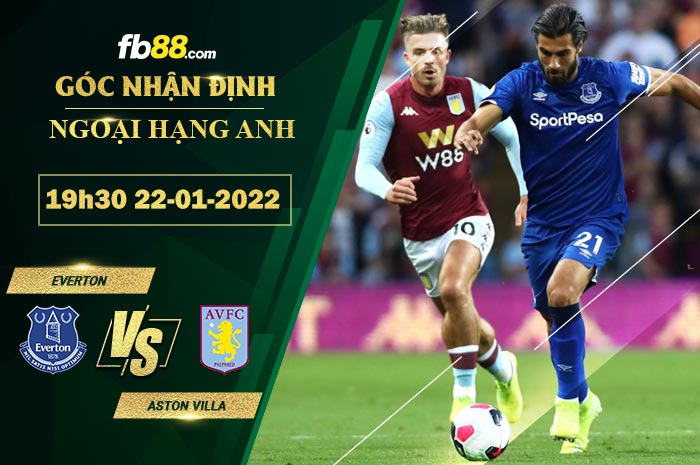 Fb88 soi kèo trận đấu Everton vs Aston Villa