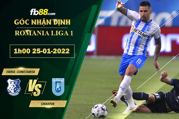 Fb88 soi kèo trận đấu Farul Constanta vs Craiova