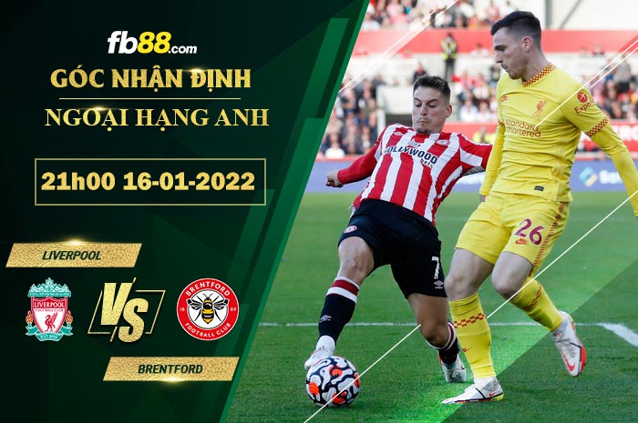 Fb88 soi kèo trận đấu Liverpool vs Brentford