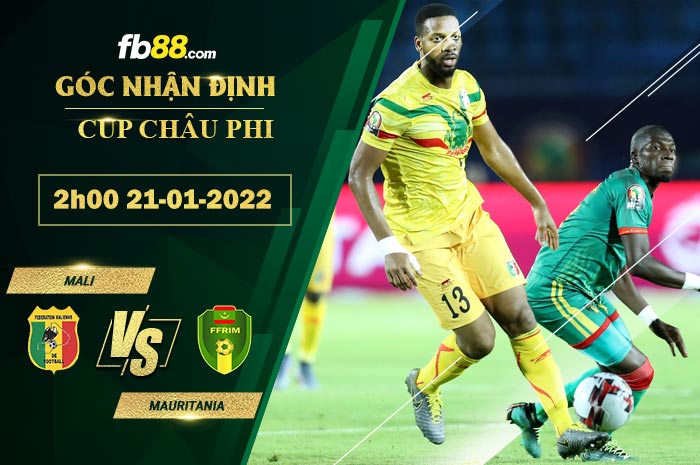 Fb88 soi kèo trận đấu Mali vs Mauritania