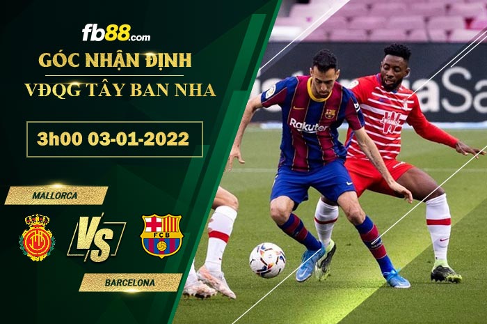 Fb88 soi kèo trận đấu Mallorca vs Barcelona