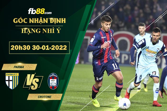 Fb88 soi kèo trận đấu Parma vs Crotone