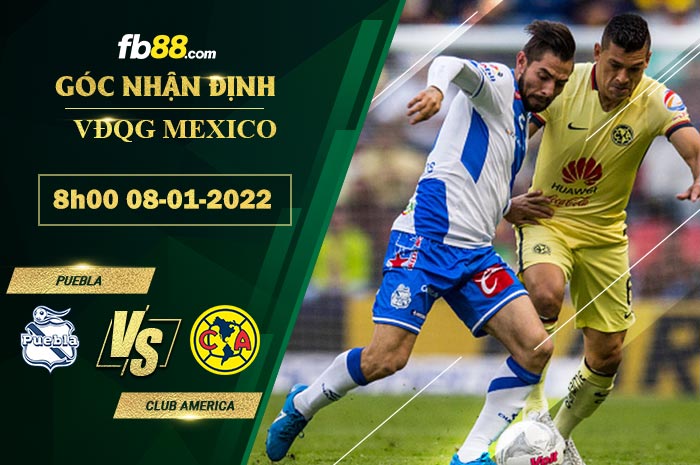 Fb88 soi kèo trận đấu Puebla vs Club America