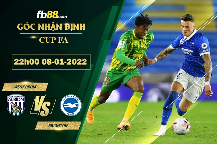 Fb88 soi kèo trận đấu West Brom vs Brighton