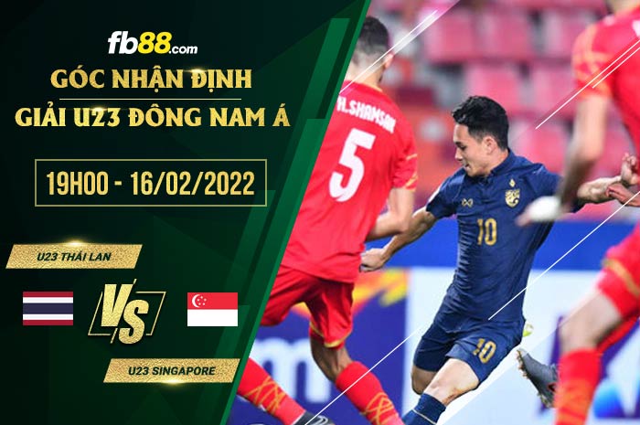 fb88-soi kèo U23 Thai Lan vs U23 Singapore