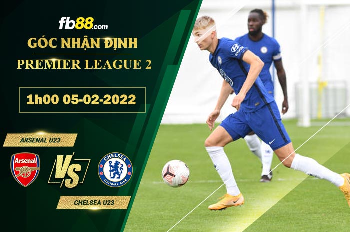 Fb88 soi kèo trận đấu Arsenal U23 vs Chelsea U23