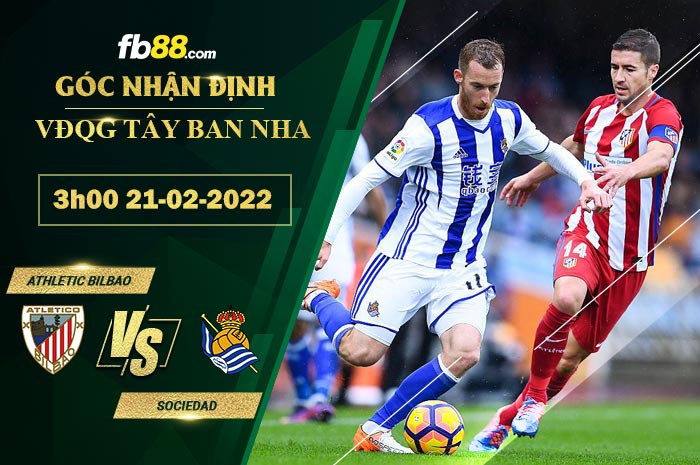 Fb88 soi kèo trận đấu Athletic Bilbao vs Sociedad