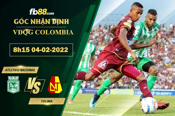 Fb88 soi kèo trận đấu Atletico Nacional vs Tolima