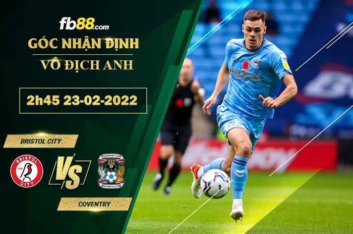 Fb88 soi kèo trận đấu Bristol City vs Coventry