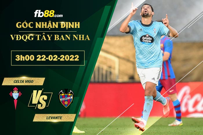 Fb88 soi kèo trận đấu Celta Vigo vs Levante