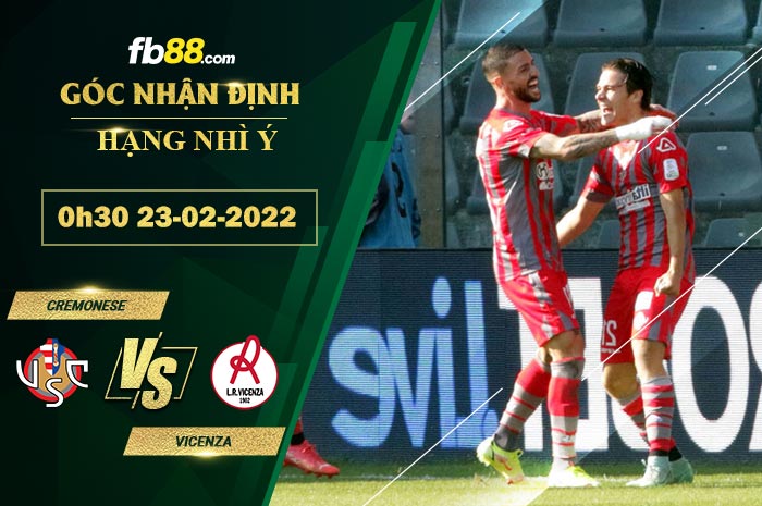 Fb88 soi kèo trận đấu Cremonese vs Vicenza