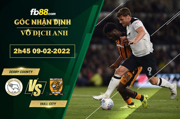 Fb88 soi kèo trận đấu Derby County vs Hull City