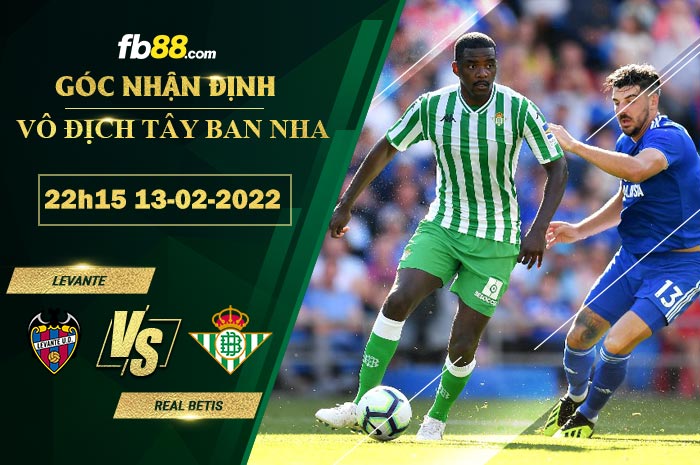 Fb88 soi kèo trận đấu Levante vs Real Betis