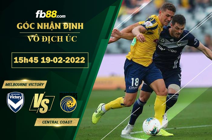 Fb88 soi kèo trận đấu Melbourne Victory vs Central Coast