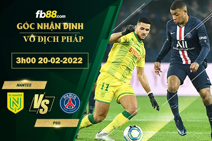 Fb88 soi kèo trận đấu Nantes vs PSG