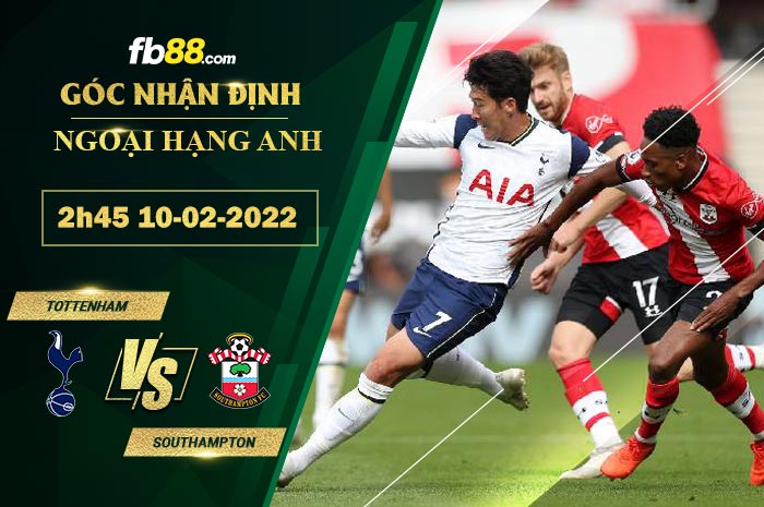 Fb88 soi kèo trận đấu Tottenham vs Southampton