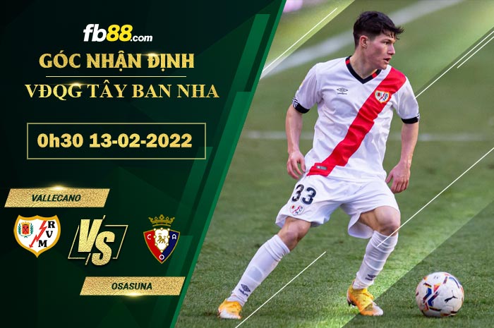 Fb88 soi kèo trận đấu Vallecano vs Osasuna