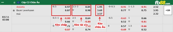 fb88-bảng kèo trận đấu Atalanta vs Bayer Leverkusen