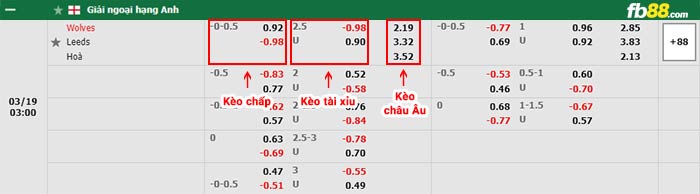 fb88-bảng kèo trận đấu Wolves vs Leeds