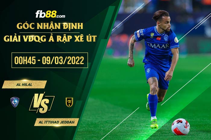 fb88-soi kèo Al Hilal vs Al Ittihad Jeddah