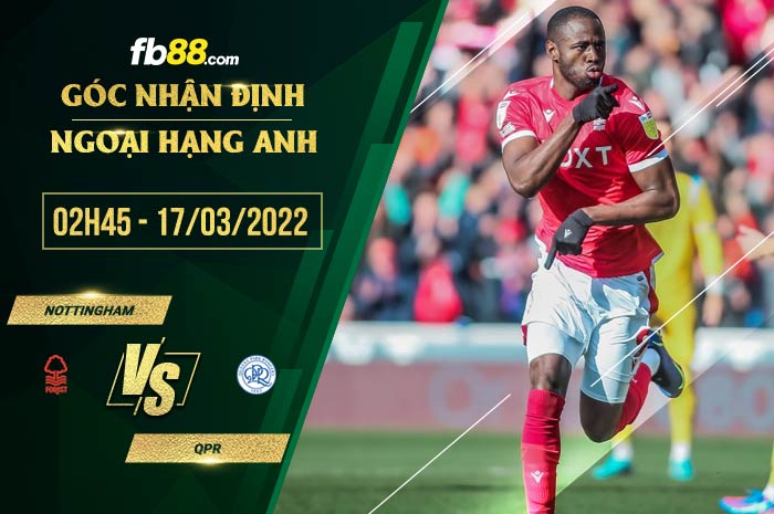 fb88-soi kèo Nottingham Forest vs QPR