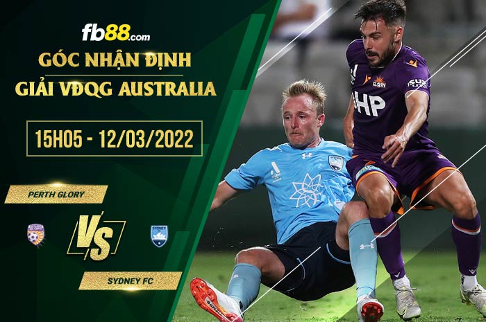 fb88-soi kèo Perth Glory vs Sydney FC