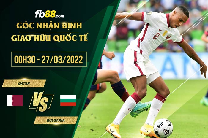 fb88-soi kèo Qatar vs Bulgaria