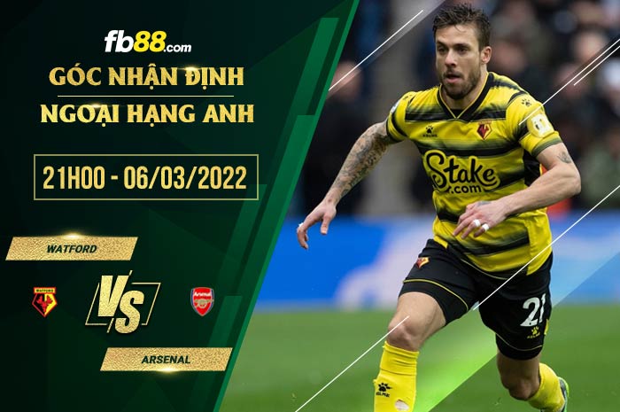 fb88-soi kèo Watford vs Arsenal