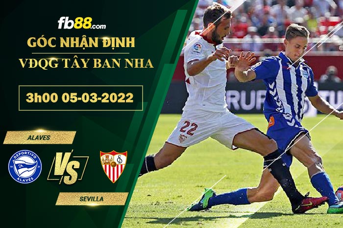 Fb88 soi kèo trận đấu Alaves vs Sevilla