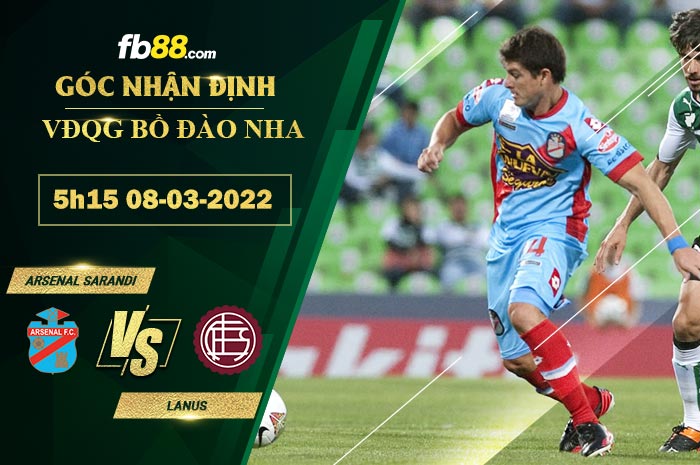 Fb88 soi kèo trận đấu Arsenal Sarandi vs Lanus