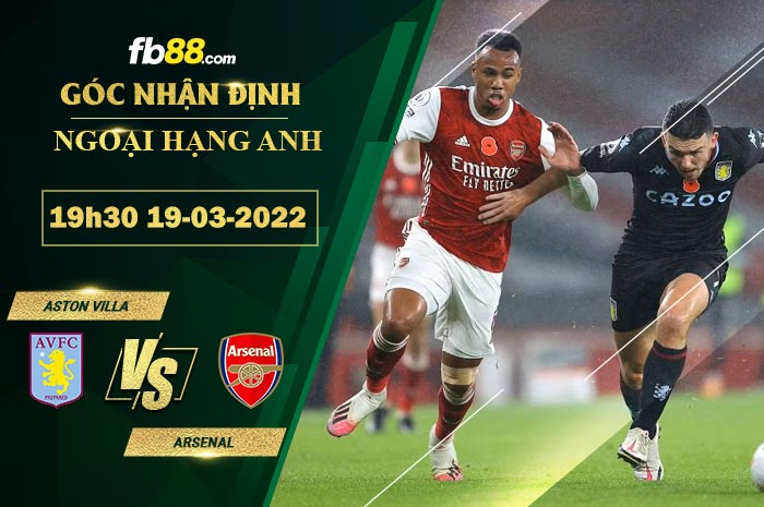 Fb88 soi kèo trận đấu Aston Villa vs Arsenal