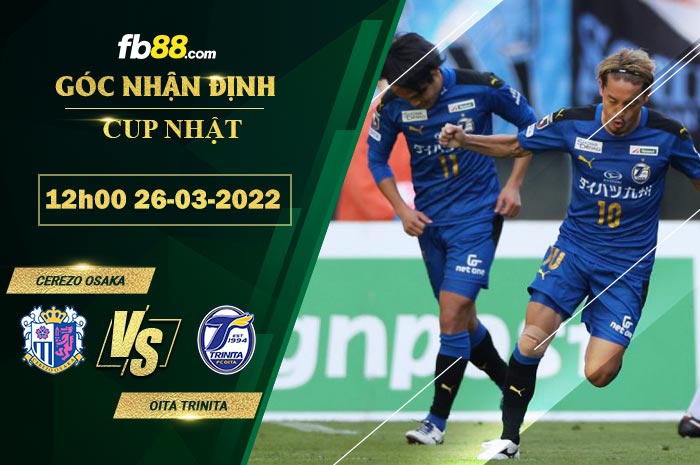 Fb88 soi kèo trận đấu Cerezo Osaka vs Oita Trinita