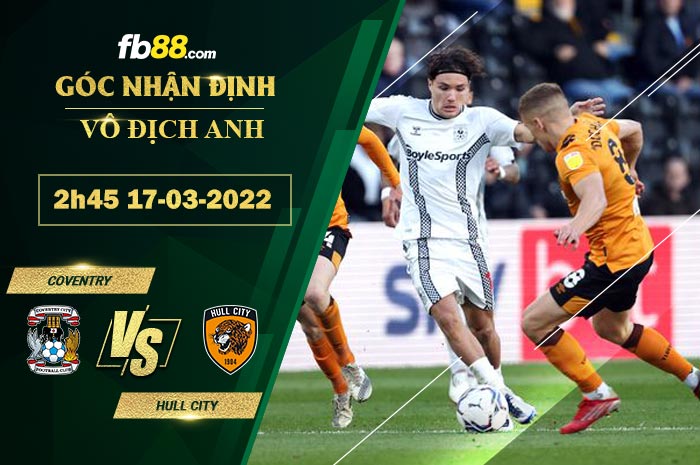 Fb88 soi kèo trận đấu Coventry vs Hull City