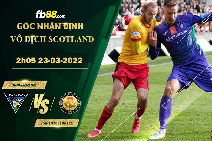 Fb88 soi kèo trận đấu Dunfermline vs Partick Thistle