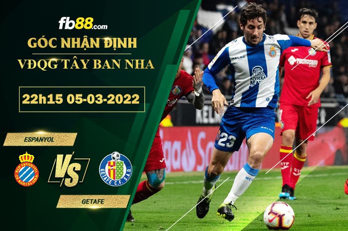 Fb88 soi kèo trận đấu Espanyol vs Getafe